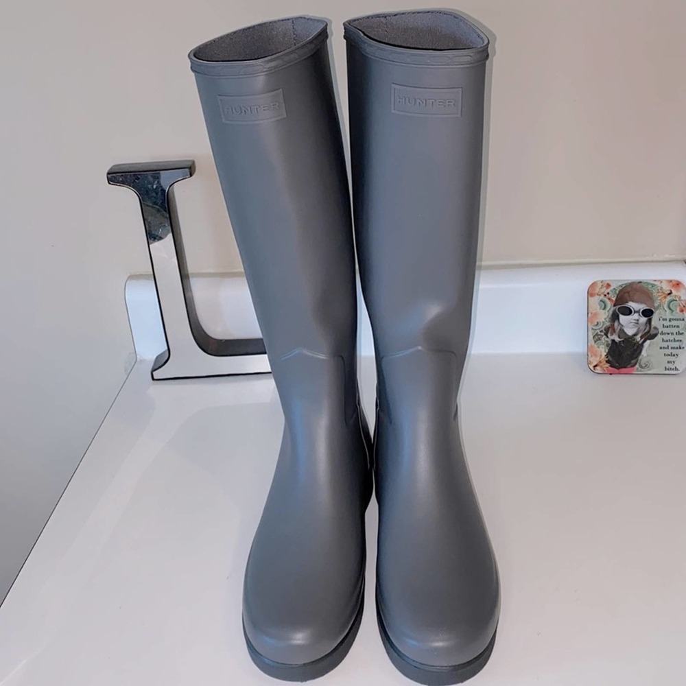 NEW Hunter gray Refined Creeper Tall boots